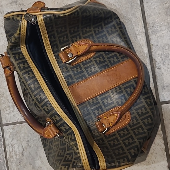 RARE~FENDI ZUCCA~SPEEDY SIZE - Picture 1 of 16